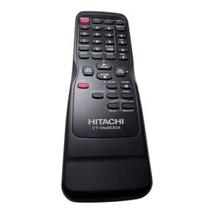 Hitachi VT-RM4530A Remote Control‎ VCR TV CATV Replacement Black Vintage OEM